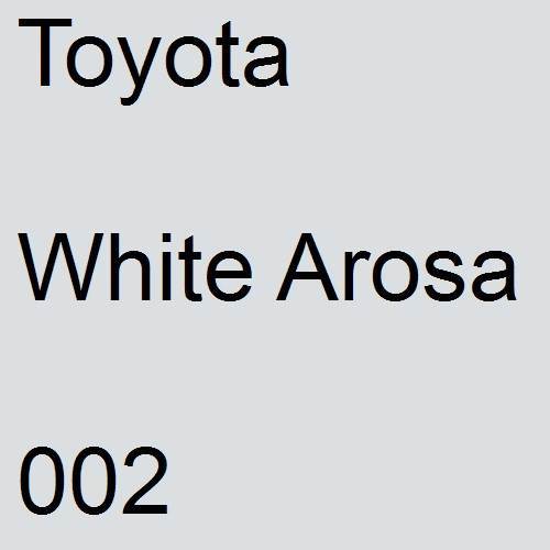 Toyota, White Arosa, 002.